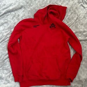 Red Abercrombie kids hoodie. Size 15/16 great condition
